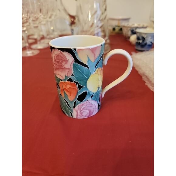 Dunoon Scotland “Ashbourne” Floral Mug by Christine Chadwick 4 1/8” Stoneware - Picture 3 of 10
